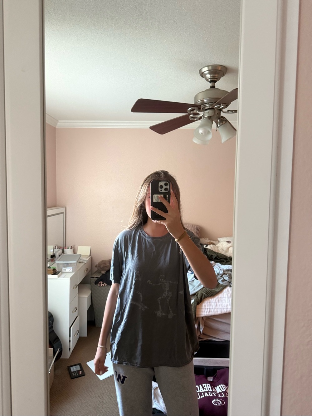 Urban Outfitters Charcoal Graphic Tee